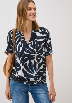 Gemustertes Blusenshirt