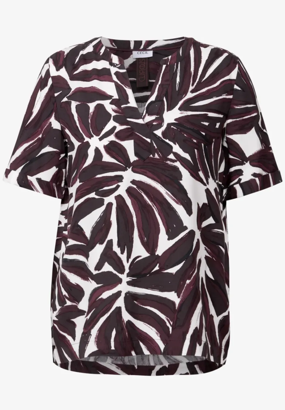 Gemustertes Blusenshirt
