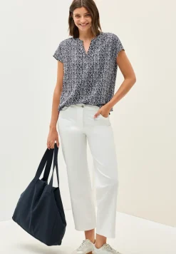 Gemustertes Blusenshirt