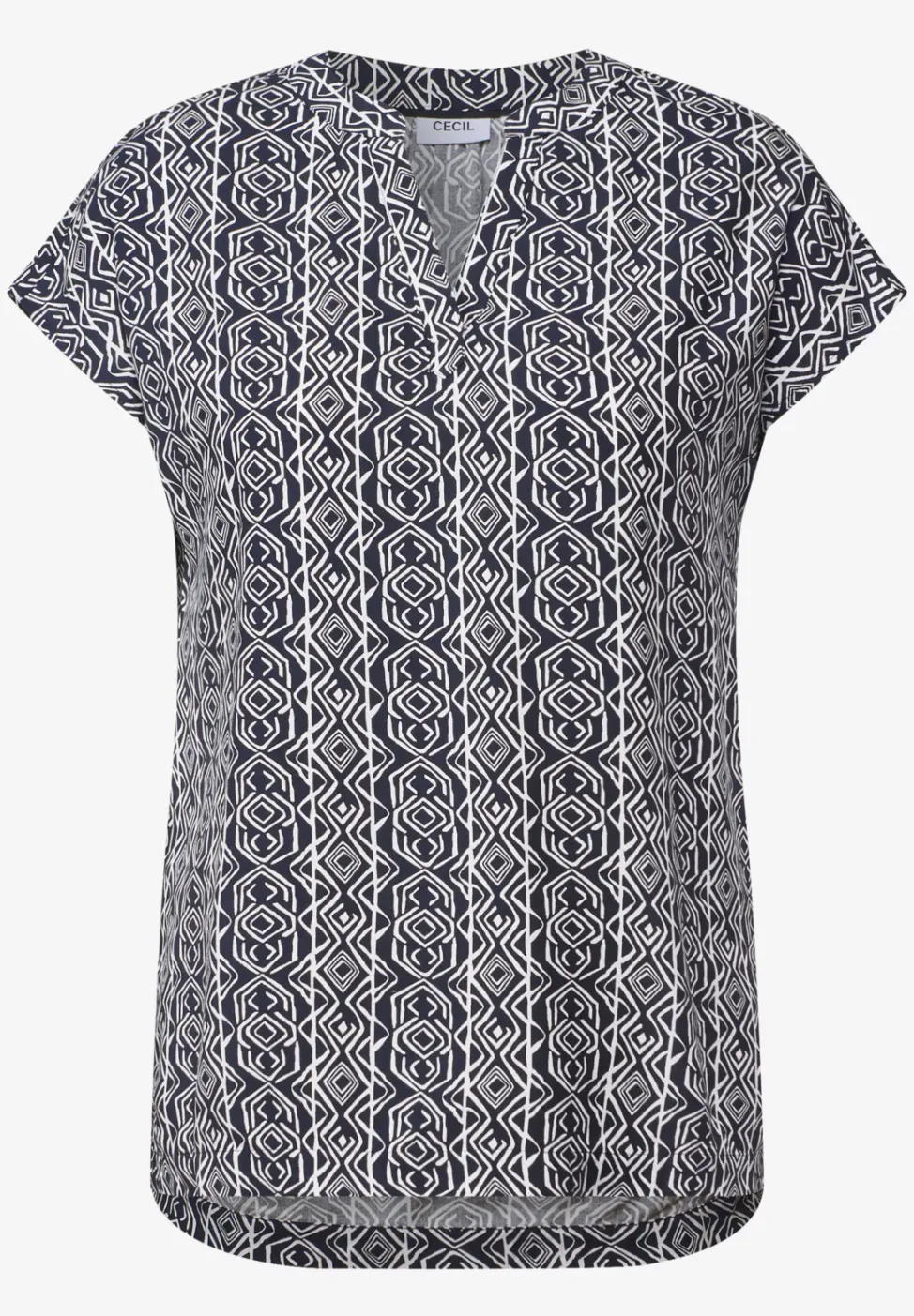 Gemustertes Blusenshirt