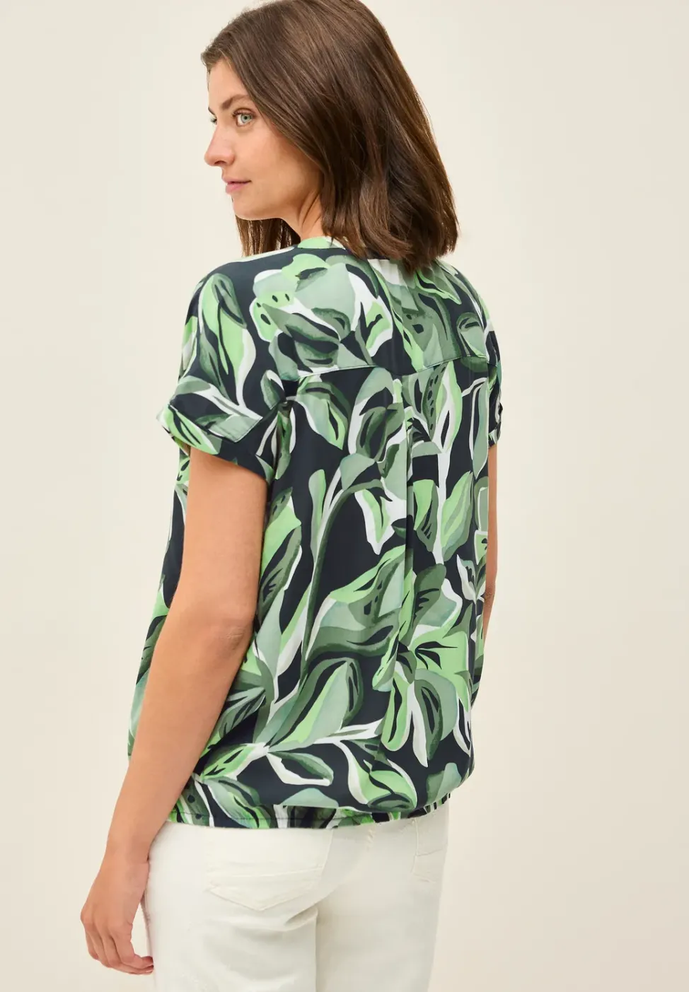 Gemustertes Blusenshirt