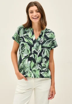 Gemustertes Blusenshirt
