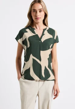Gemustertes Blusenshirt