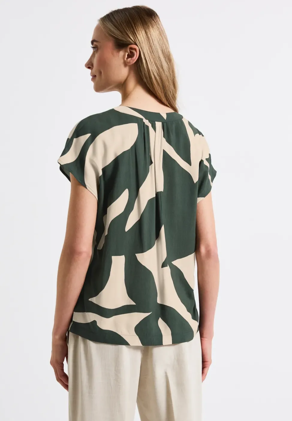 Gemustertes Blusenshirt