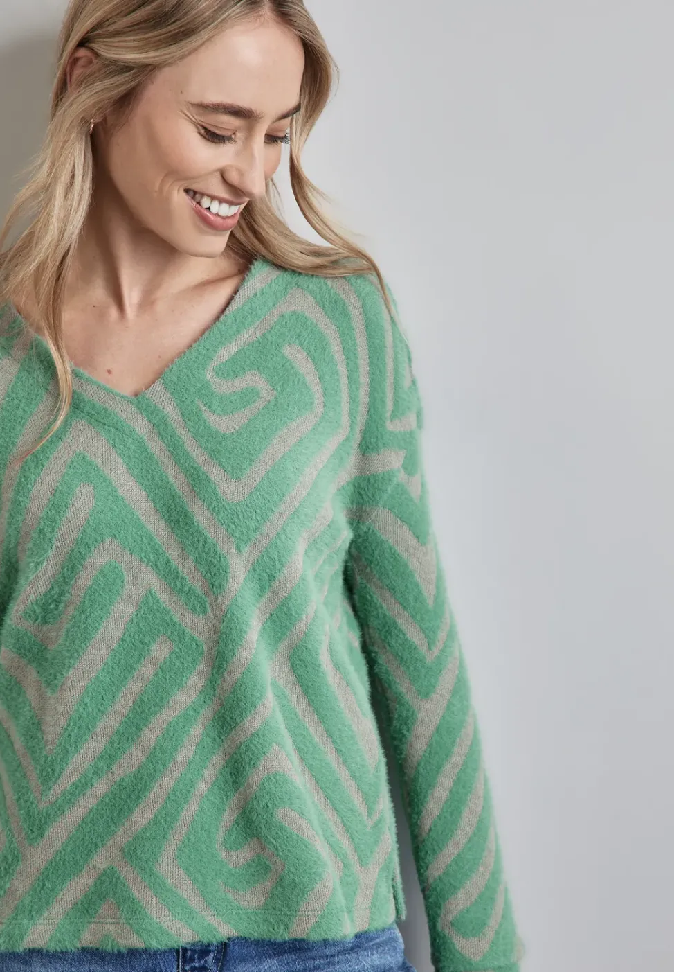 Gemustertes Cosy Shirt