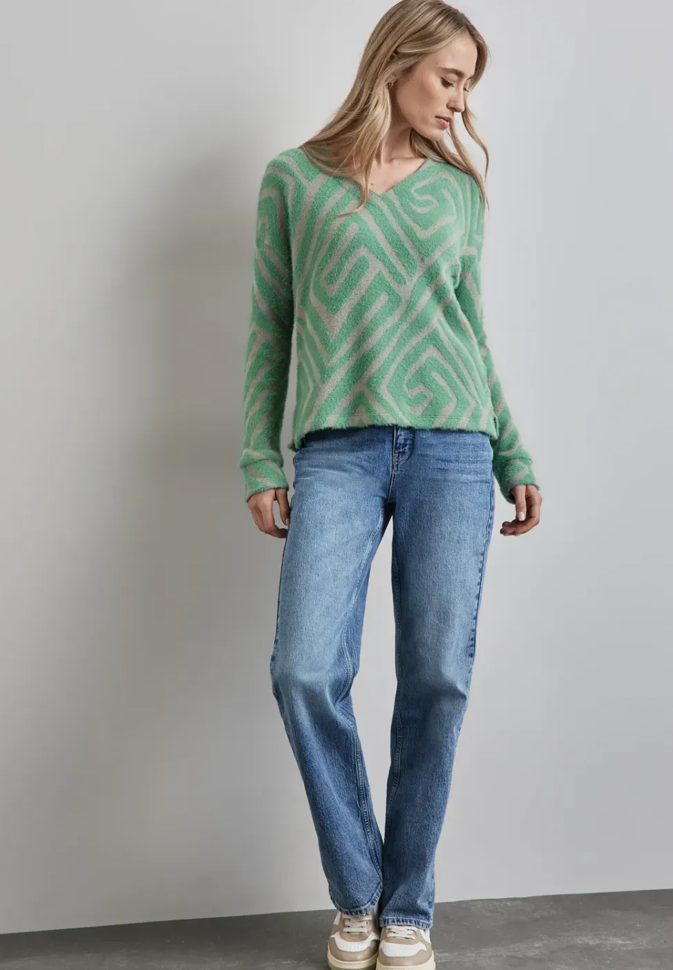 Gemustertes Cosy Shirt