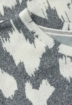Gemustertes Crepé Shirt