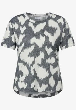 Gemustertes Crepé Shirt