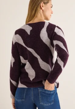Gemustertes Federgarn Shirt