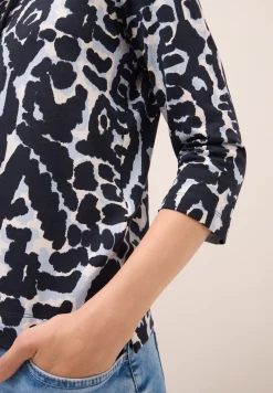Gemustertes Hoodie Shirt