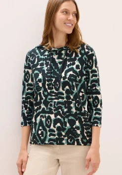 Gemustertes Hoodie Shirt