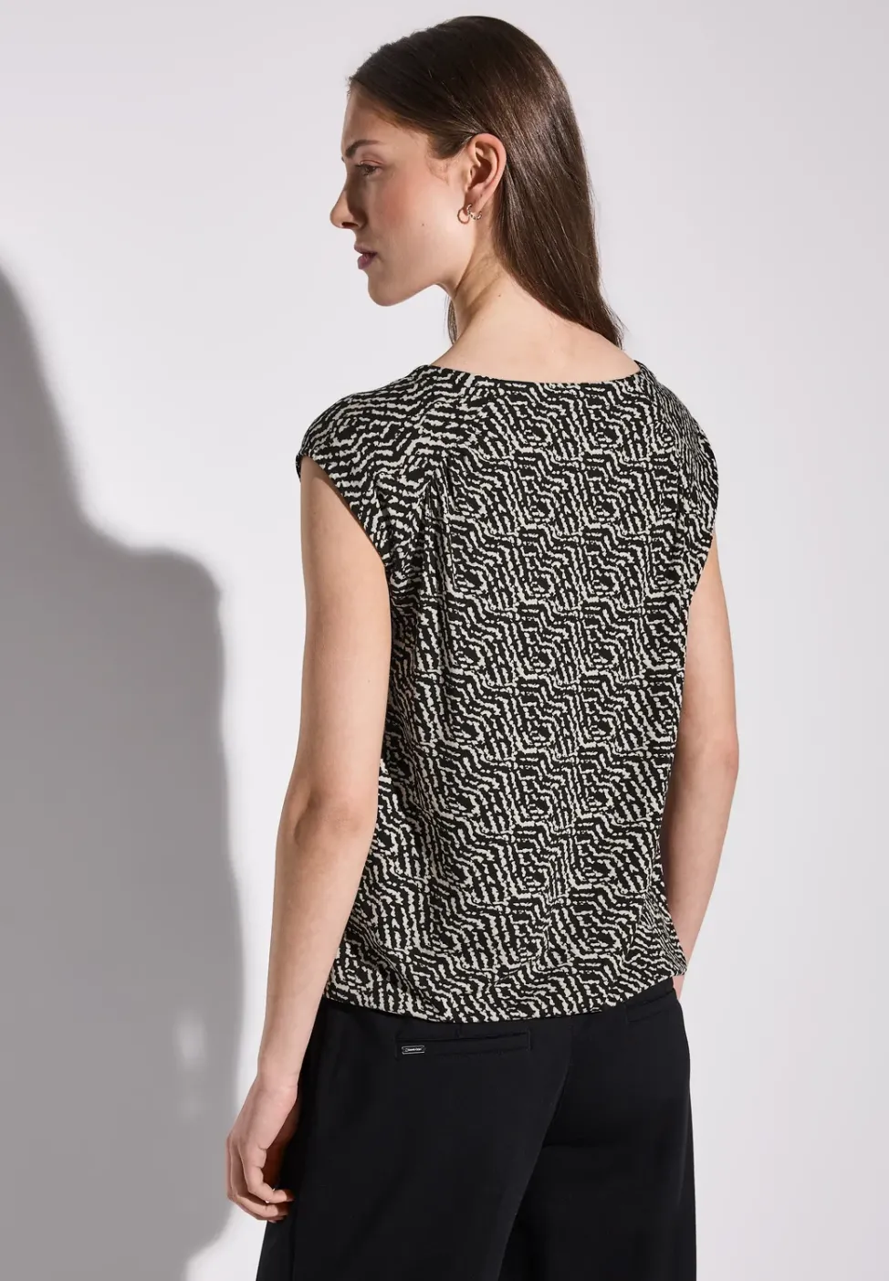 Gemustertes Jersey-Shirt