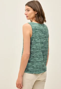 Gemustertes Jersey-Top