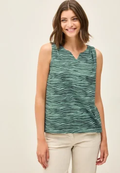 Gemustertes Jersey-Top