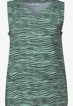 Gemustertes Jersey-Top