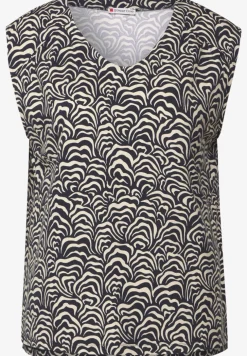 Gemustertes Jersey-Top