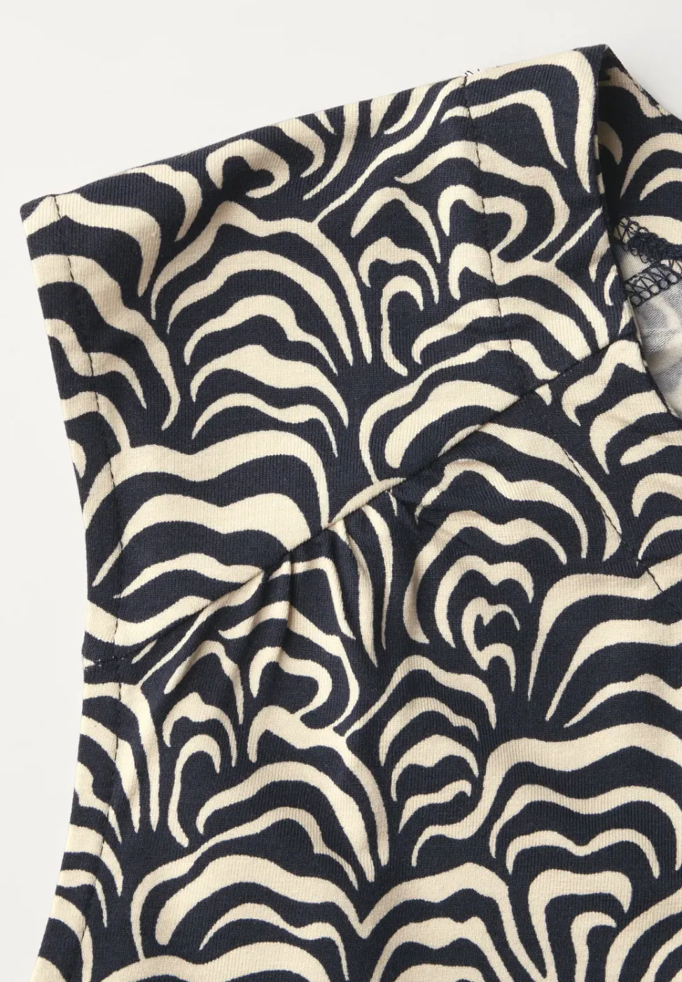 Gemustertes Jersey-Top