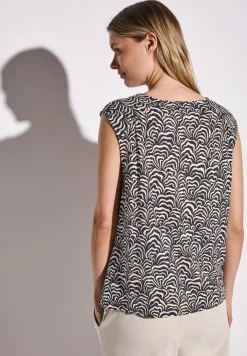 Gemustertes Jersey-Top
