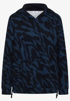 Gemustertes Kapuzenshirt