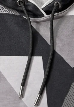 Gemustertes Kapuzenshirt