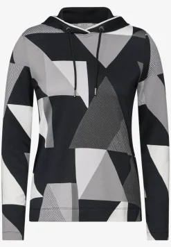 Gemustertes Kapuzenshirt