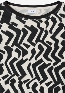 Gemustertes Langarmshirt