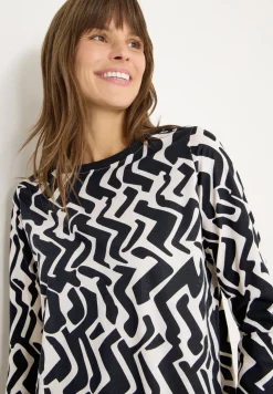 Gemustertes Langarmshirt