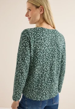 Gemustertes Langarmshirt