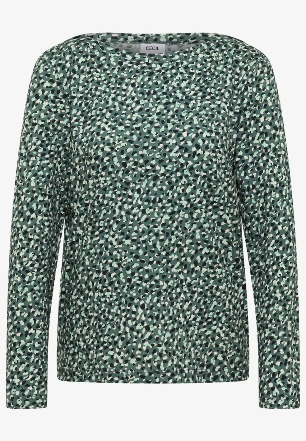 Gemustertes Langarmshirt