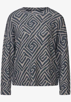 Gemustertes Langarmshirt