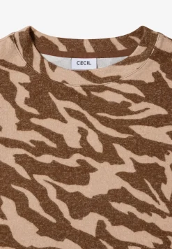 Gemustertes Melange Shirt