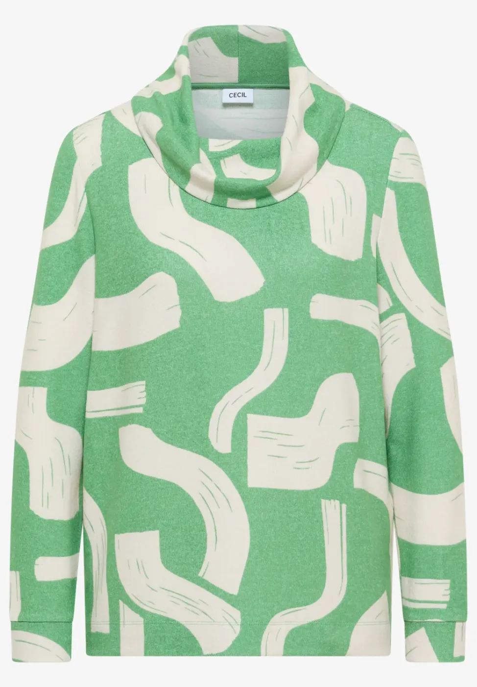 Gemustertes Melange Shirt