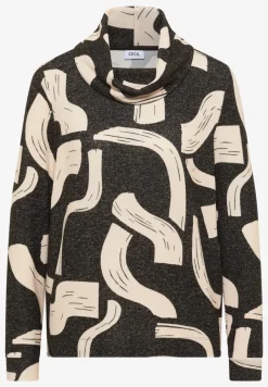 Gemustertes Melange Shirt