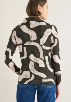 Gemustertes Melange Shirt