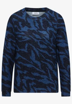 Gemustertes Melange Shirt