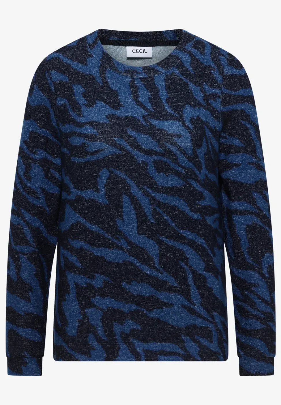 Gemustertes Melange Shirt