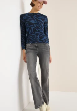 Gemustertes Melange Shirt