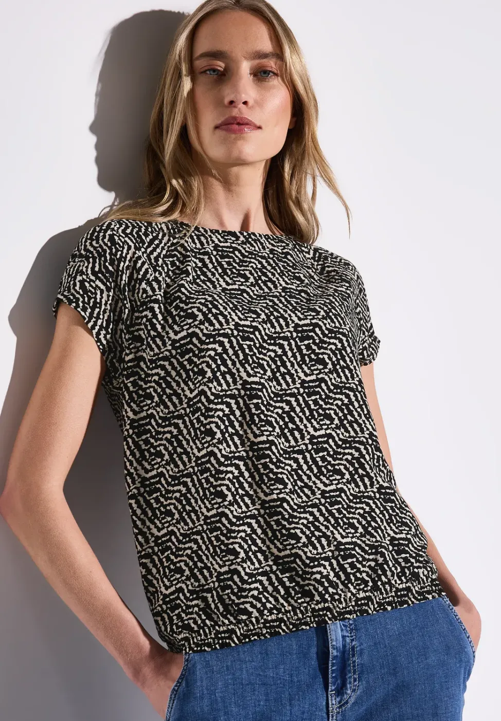 Gemustertes Shirt