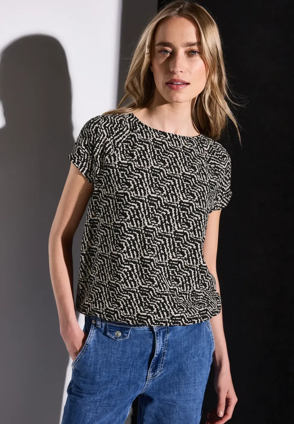 Gemustertes Shirt