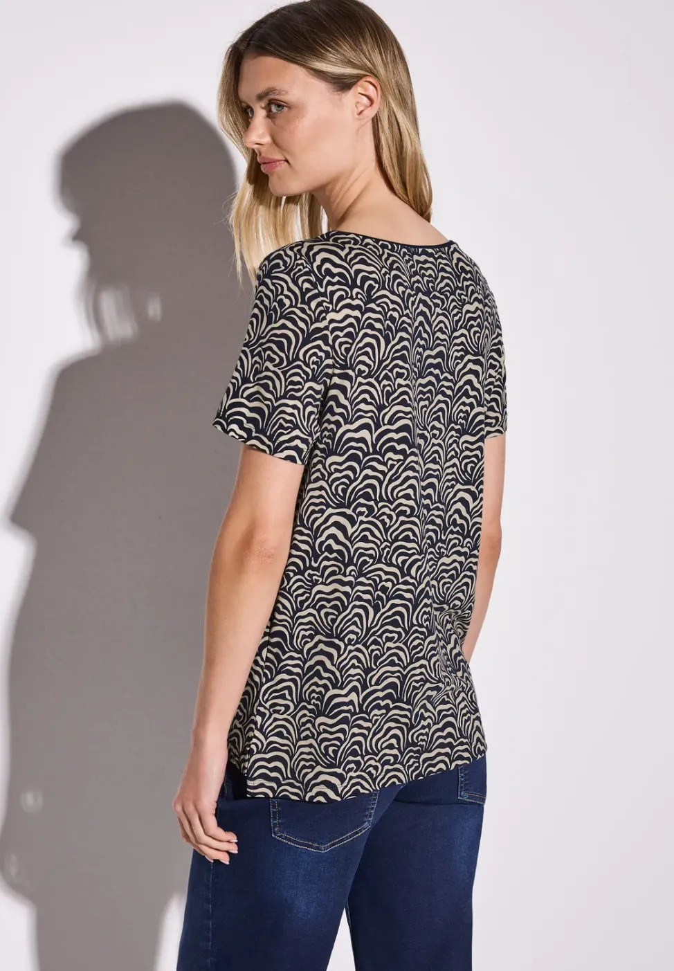 Gemustertes Shirt