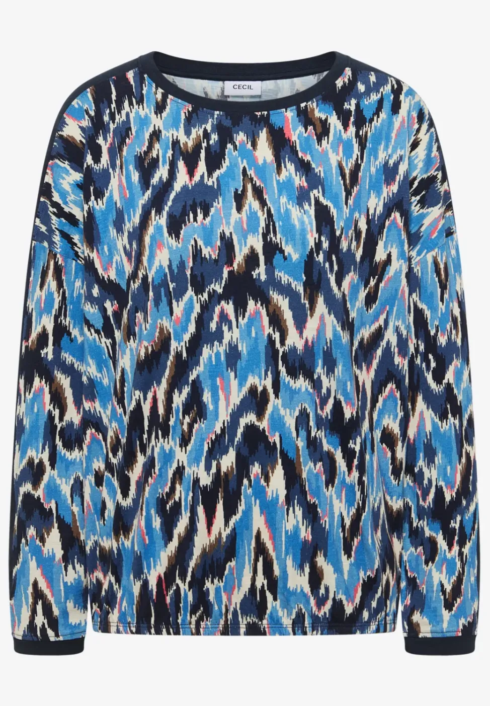 Gemustertes Shirt mit Tape