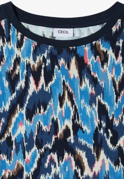 Gemustertes Shirt mit Tape