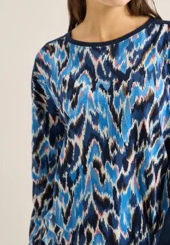 Gemustertes Shirt mit Tape