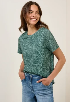 Gemustertes T-Shirt
