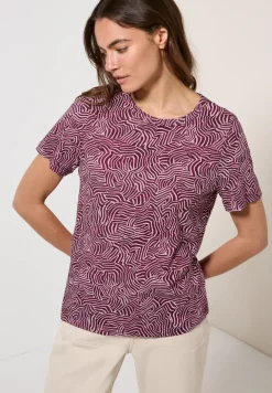 Gemustertes T-Shirt