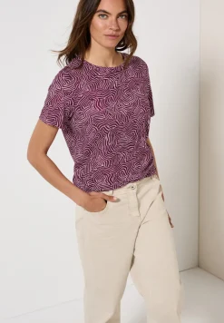 Gemustertes T-Shirt