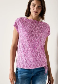 Gemustertes T-Shirt