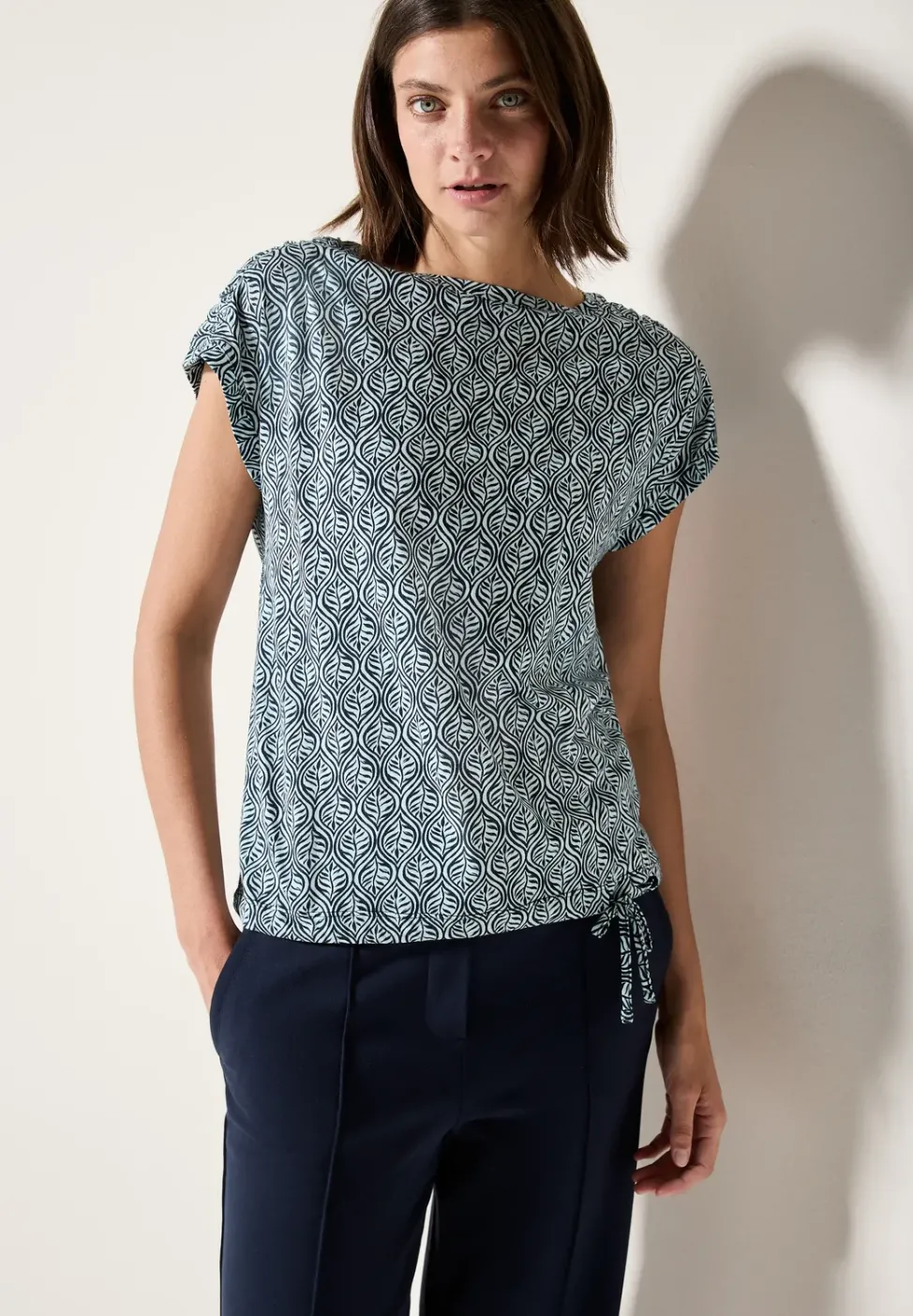 Gemustertes T-Shirt