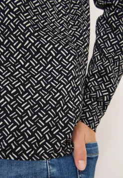 Gemustertes Tunika-Shirt