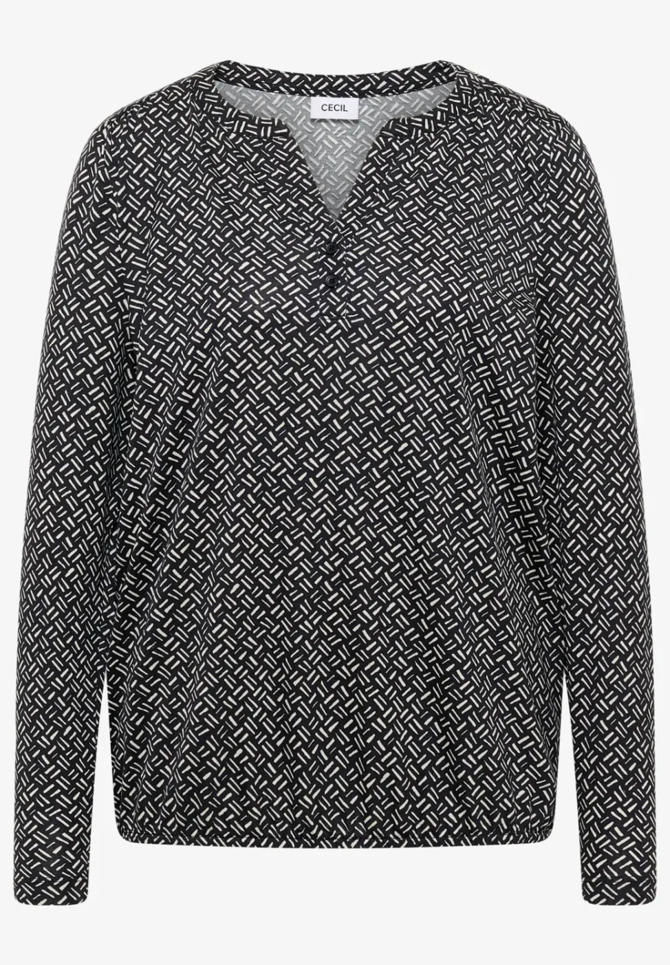 Gemustertes Tunika-Shirt